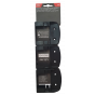 StealthMounts Supports de batterie Metabo,Mafell, CAS 18v 6-pack NOIR BM-CAS18-BLK-6