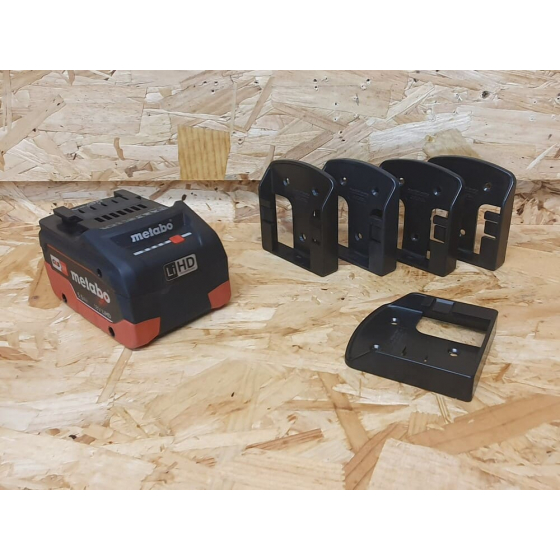 StealthMounts Supports de batterie Metabo,Mafell, CAS 18v 6-pack NOIR BM-CAS18-BLK-6 StealthMounts Supports de batterie Metabo,Mafell, CAS 18v 6-pack NOIR BM-CAS18-BLK-6