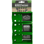 StealthMounts Supports de batterie Festool 18v 6-pack VERT BM-FT18-GRN-6