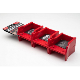 StealthMounts Supports de machines Milwaukee 18v 6-pack ROUGE BM-MW18-RED-6