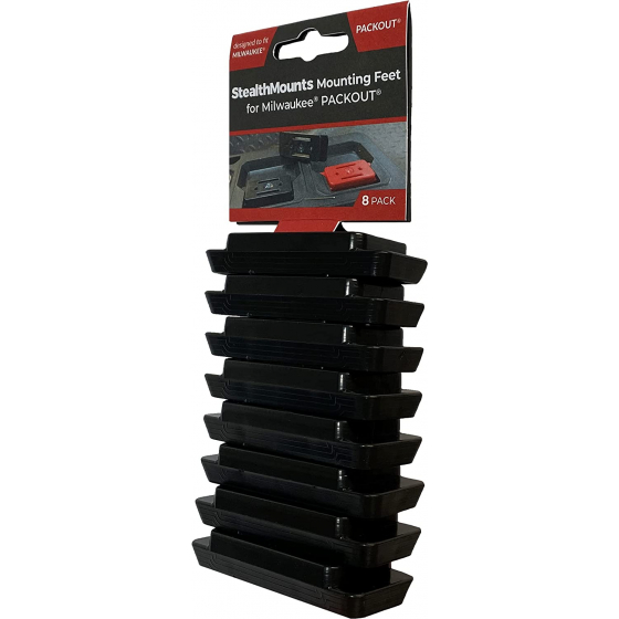 StealthMounts Supports de fixations Packout Milwaukee 8-pack NOIR PAC-F-01-8 StealthMounts Supports de fixations Packout Milwaukee 8-pack NOIR PAC-F-01-8