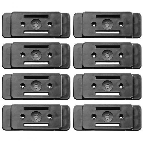 StealthMounts Supports de fixations Packout Milwaukee 8-pack NOIR PAC-F-01-8 StealthMounts Supports de fixations Packout Milwaukee 8-pack NOIR PAC-F-01-8