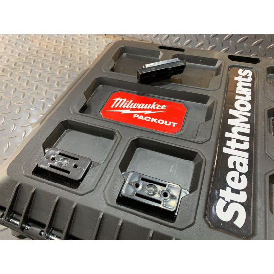 StealthMounts Supports de fixations Packout Milwaukee 8-pack ROUGE PAC-F-02-8 StealthMounts Supports de fixations Packout Milwaukee 8-pack ROUGE PAC-F-02-8