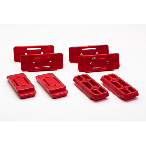 StealthMounts Supports de fixations Packout Milwaukee 8-pack ROUGE PAC-F-02-8 StealthMounts Supports de fixations Packout Milwaukee 8-pack ROUGE PAC-F-02-8