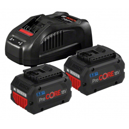 Bosch Starter set ProCORE 18V 2x5.5Ah avec chargeur rapide GAL 1880 CV (1600A0214C)