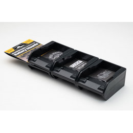 StealthMounts Supports de batteries DeWalt 18V & 54V 6-pack NOIR BM-DW20-6