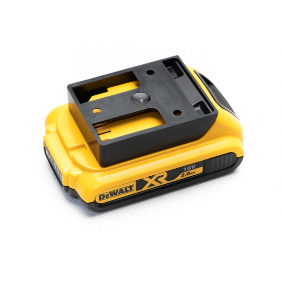 StealthMounts Supports de batteries DeWalt 18V & 54V 6-pack JAUNE BM-DW20-YLW-6