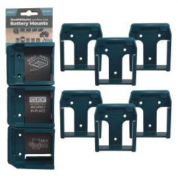 StealthMounts Supports de batteries Makita 40V XGT 6-pack BLEU BM-MK40-BLU-6