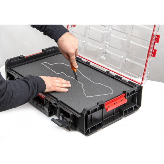 Qbrick System ONE Organisateur XL avec insert en mousse 582x387x131mm (ORGQXLFCZAPG003) Qbrick System ONE Organisateur XL avec insert en mousse 582x387x131mm (ORGQXLFCZAPG003)