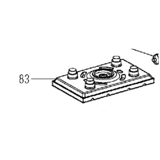 Plateau de poncage velcro pour ponceuse metabo