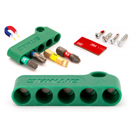 BITMAG Porte-embouts magnétique Vert BTMG-CG