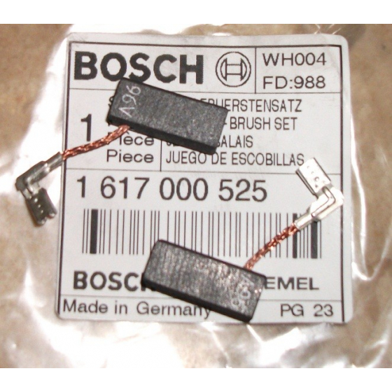 Bosch Paire de charbons pour perforateur GBH2-23RE, GBH2-24D, GBH2-24DF (1617000525)