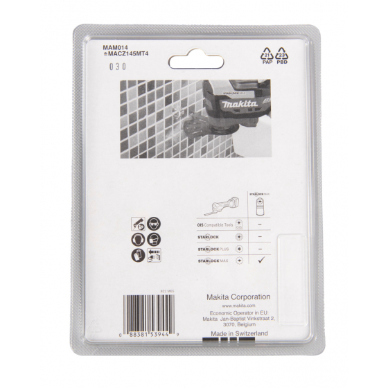 Makita B-66547 Lame carbure segmentée Starlock Max (100mm x 50mm)