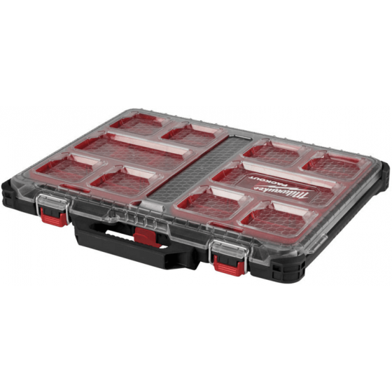 Milwaukee Set Packout Starter x1 Trolley + x1 Coffret 2 tiroirs + x1 organisateur Slim (4932479957)