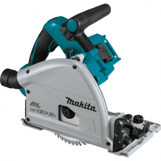 Makita DSP600ZJ Scie plongeante 36V 2x18V Li-ion ø165mm (Machine seule)