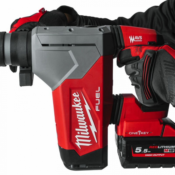 Milwaukee M18 ONEFHPX-552X Perforateur, burineur SDS+ 32mm FUEL 18V 5.0J 2x5.5Ah avec mandrin FIXTEC (4933478496) Milwaukee M18 ONEFHPX-552X Perforateur, burineur SDS+ 32mm FUEL 18V 5.0J 2x5.5Ah avec mandrin FIXTEC (4933478496)