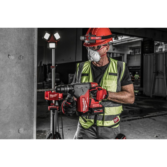Milwaukee M18 ONEFHPX-0X Perforateur, burineur SDS+ 32mm FUEL 18V 5.0J avec mandrin FIXTEC et coffret (4933478495)
