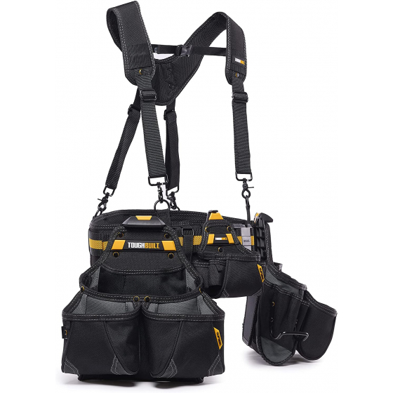 Toughbuilt Ensemble ceinture porte-outils avec bretelles 5pcs pour professionnels TB-CT-101-5P Toughbuilt Ensemble ceinture porte-outils avec bretelles 5pcs pour professionnels TB-CT-101-5P