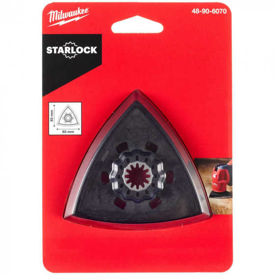Milwaukee Plateau de ponçage triangulaire 93x93mm Starlock (48906070)