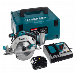 Makita DHS680RTJ Scie Circulaire 18V ø165mm 2x5.0Ah avec coffret Mak-Pak
