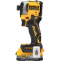 DeWalt DCF850E2T-QW Visseuse à chocs 3 Vitesses 18V 208Nm XR 2x1.7Ah POWERSTACK avec Coffret T-STAK