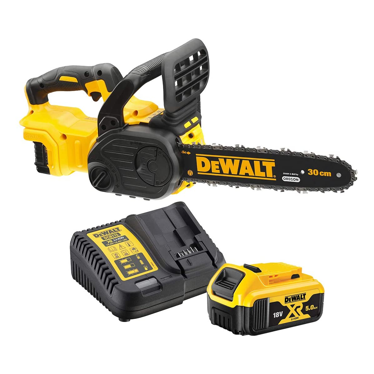 Dewalt DCM565P1-QW Tronçonneuse Élagueuse 18V Brushless 1x5.0Ah