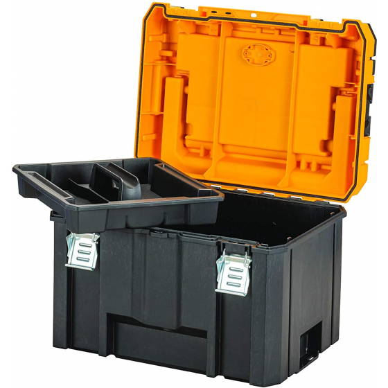 DeWALT Coffret T-STAK IP54 Grande contenance avec organiseur et longue poignée (DWST83343-1) DeWALT Coffret T-STAK IP54 Grande contenance avec organiseur et longue poignée (DWST83343-1)