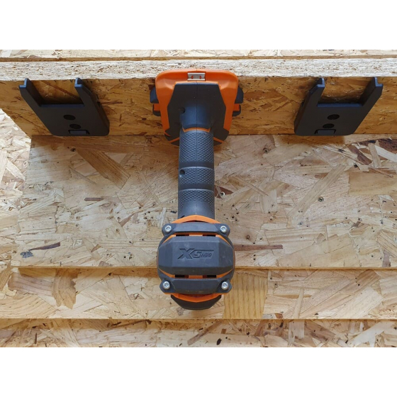 StealthMounts Supports de machines AEG & Ridgid 18v 4-pack NOIR TM-AR18-BLK-4 StealthMounts Supports de machines AEG & Ridgid 18v 4-pack NOIR TM-AR18-BLK-4