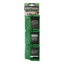 StealthMounts Supports de batteries Hikoki, Hitachi 18V 6-pack VERT BM-MHH18-GRN-6