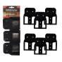 StealthMounts Supports de batteries AEG & Ridgid 18v 6-pack NOIR BM-RG18-BLK-6