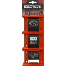 StealthMounts Supports de batteries Hilti 22V 6-pack Orange BM-HT22-ORG-6