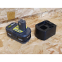 StealthMounts Supports de batteries Ryobi ONE+ 18V 6-pack Noir BM-RY18-4