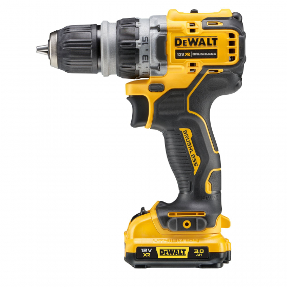 Dewalt DCD703L2T-QW Perceuse, Visseuse compacte multi-têtes 5 en 1 12V XR Brushless 2x3.0Ah