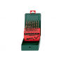 Metabo Coffret 19 pièces forets hélicoïdaux HSS-CO (627157000)