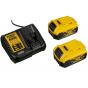 Dewalt DCD791P2-QW  Perceuse, visseuse Brushless 18V 2x5.0Ah avec coffret T-STAK