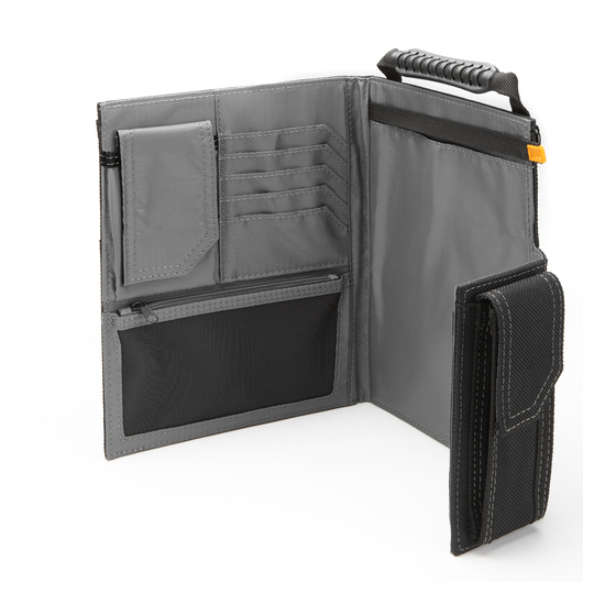 Toughbuilt organiseur et bloc-notes quadrillé L (Large) TB-56-L-C Toughbuilt organiseur et bloc-notes quadrillé L (Large) TB-56-L-C