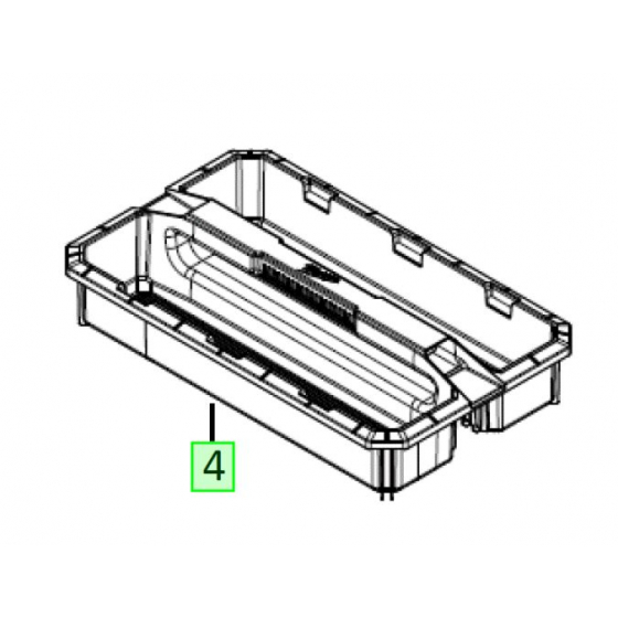 Milwaukee Bac de rangement pour caisse à outil roulante Packout (4931480717)