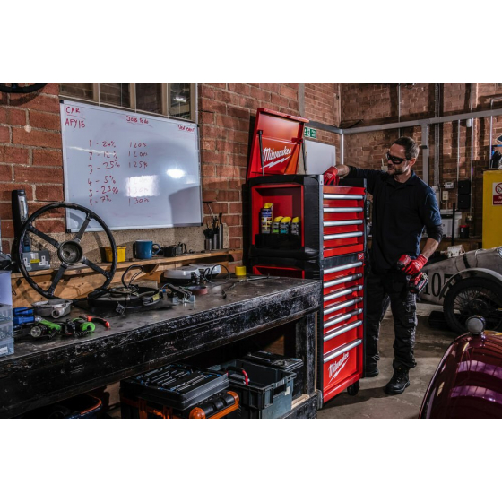 Milwaukee Coffre supérieur à 4 tiroirs pour servante d'atelier 78cm STC30-1 (4932478850)