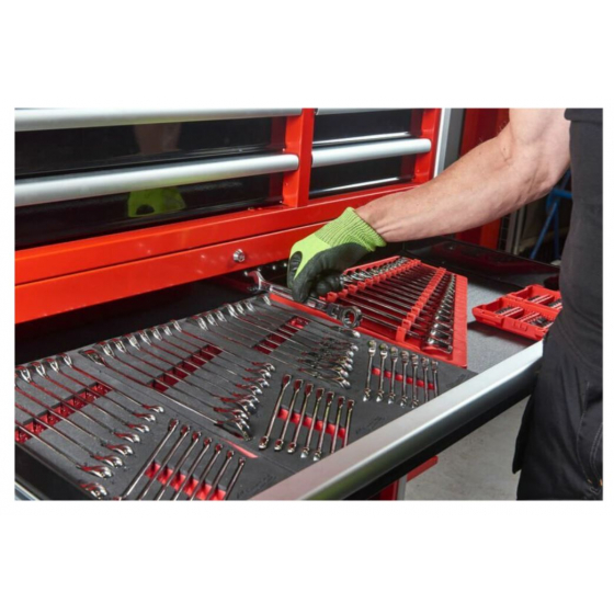 Milwaukee Jeu de clés à cliquet 1/2" avec module mousse pour servante d'atelier (4932479826) Milwaukee Jeu de clés à cliquet 1/2" avec module mousse pour servante d'atelier (4932479826)