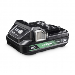 Hikoki Batterie à glissière Li-ion compacte 18V 2.0Ah avec indicateur de charge BSL1820M