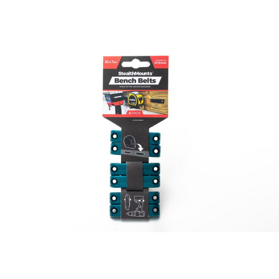 StealthMounts Lot de x6 supports porte-outils universel 32x7mm BB-6