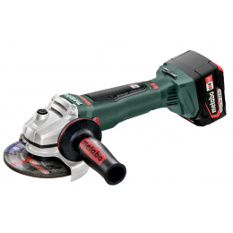 Metabo WB 18 LTX BL 125 QUICK Meuleuse d'angle ø125mm 18V 2x5.2Ah avec coffret metaBOX (613077650)