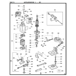 Dewalt Affleureuse DW670