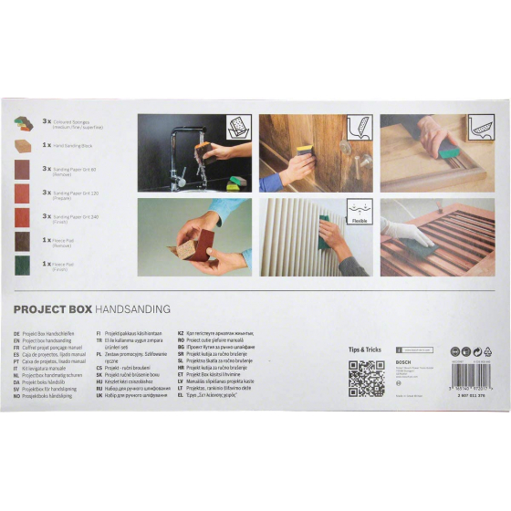 Bosch kit pour ponçage manuel Project Box (2607011376)
