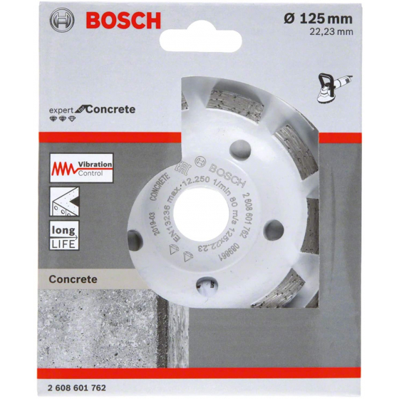 Bosch Meule diamant ø125mm Expert for Concrete Longévité élevée (2608601762)