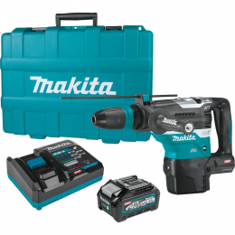 Makita HR005GM202 Perforateur, burineur SDS-Max 40V XGT 8J 2x4.0Ah Li-Ion 40 mm