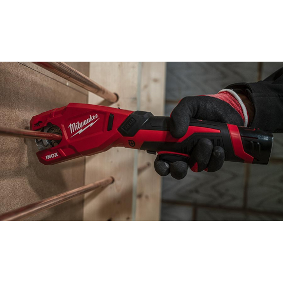 Milwaukee M12 PCSS-202C Raptor Coupe tube Inox 12V 2x2.0Ah (4933479242)
