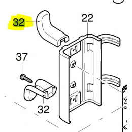 Makita Support de tuyau pour nettoyeur haute-pression HW140, HW151 (2360090)