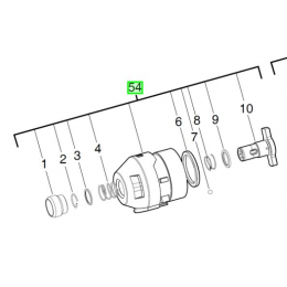 Milwaukee Carter d'engrenage pour visseuse à chocs M18BLID2 (4931466197)