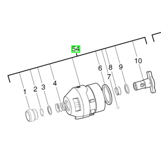 Milwaukee Carter d'engrenage pour visseuse à chocs M18BLID2 (4931466197)